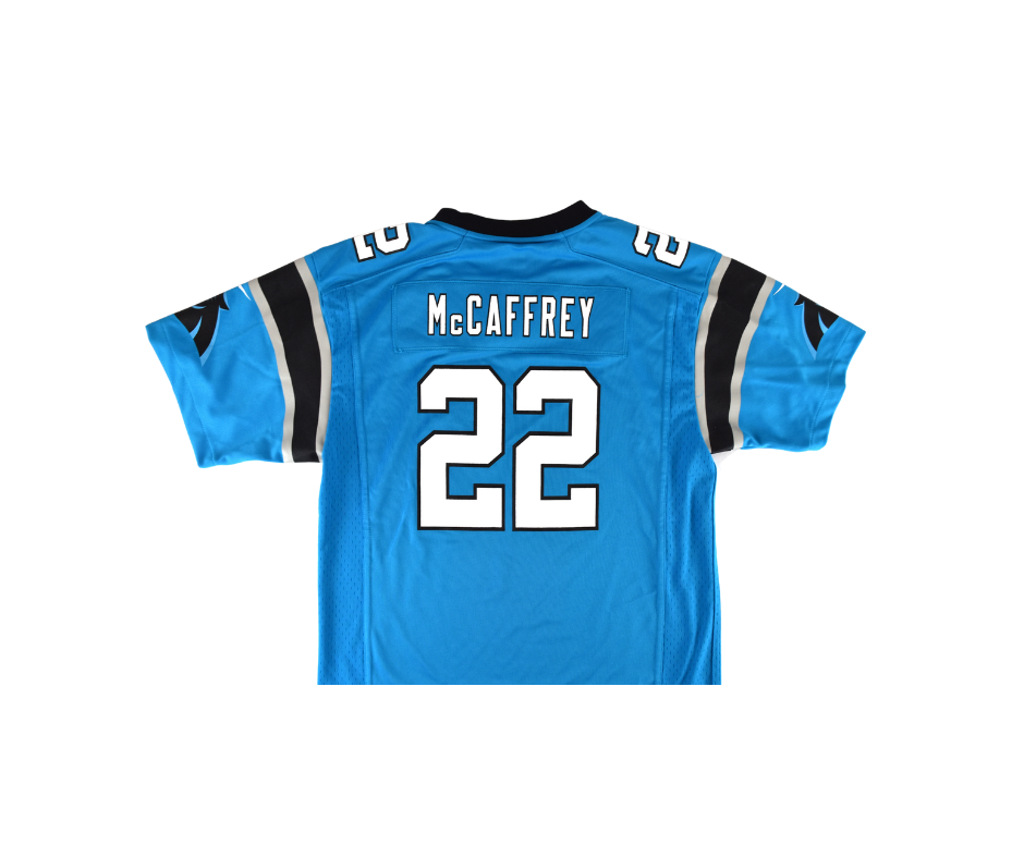 Nike Carolina Panthers No22 Christian McCaffrey Green Youth Stitched NFL Limited 2015 Salute to Service Jersey
