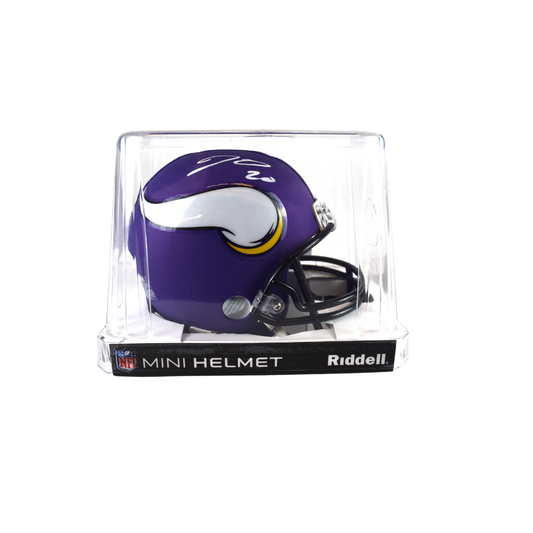 Riddell Jeff Gladney Minnesota Vikings Signed Mini Helmet*