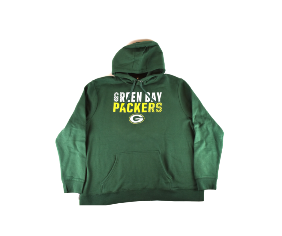 Green Bay Packers Fanatics NFL Pro Line Green Pullover Hoodie*