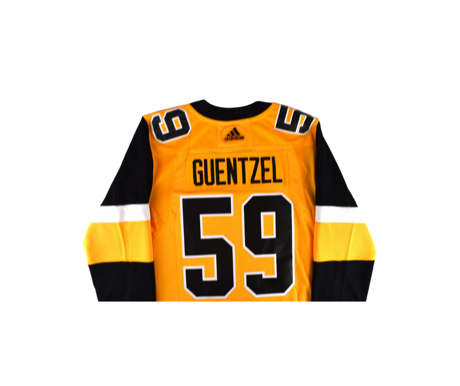 Pittsburgh Penguins No59 Jake Guentzel White Road Jersey