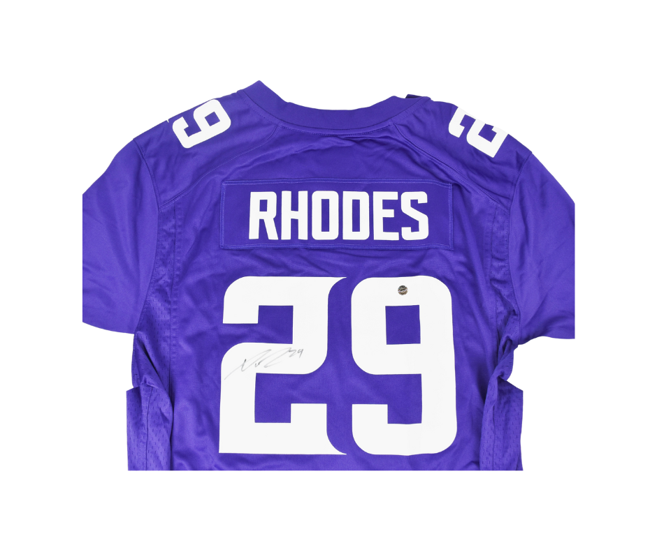 Minnesota Vikings Xavier Rhodes Signed Nike Purple Game Player Jersey