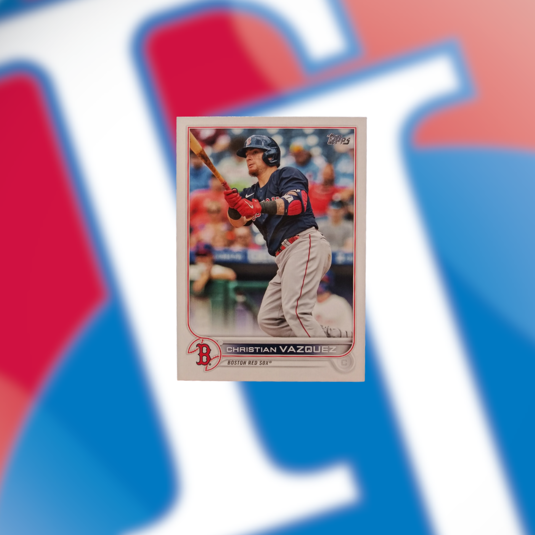 2022 Series 1 Base #63 Christian Vazquez - Boston Red Sox!