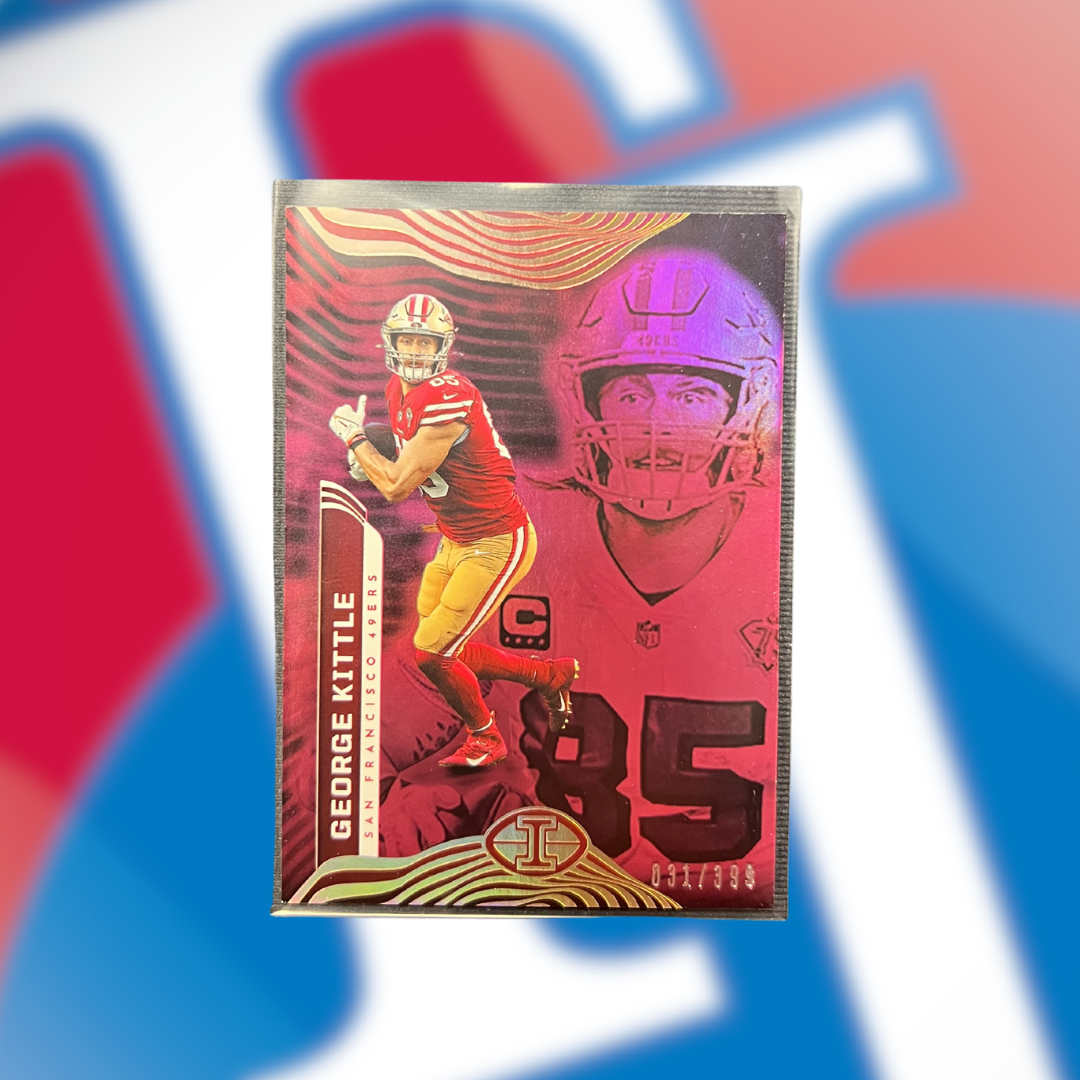 2022 Illusions Trophy Collection Base Pink #90 George Kittle /399!