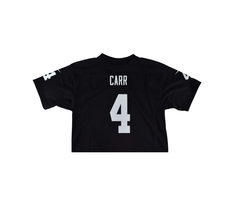 Derek Carr Las Vegas Raiders Nike Black Youth Jersey