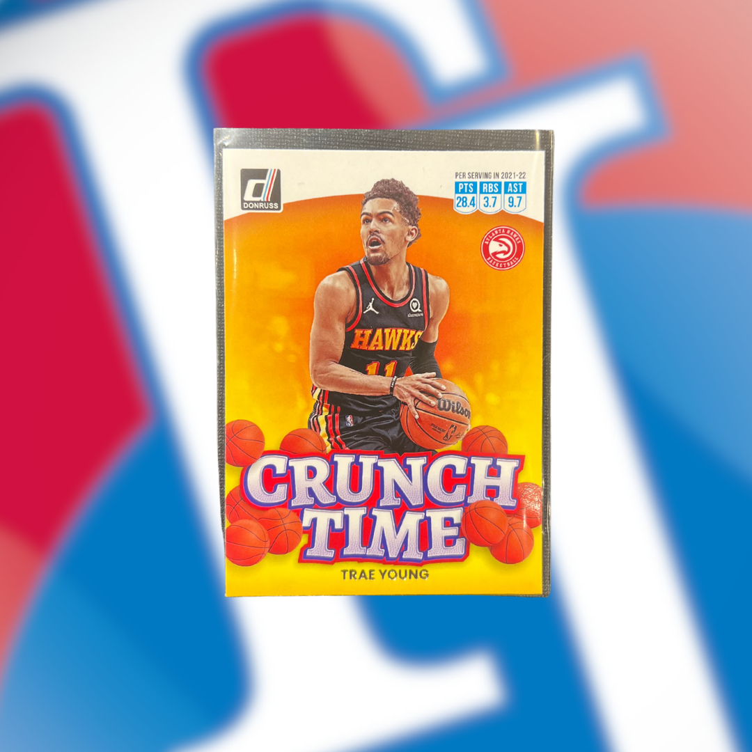 2022-23 Donruss Basketball Crunch Time #2 Trae Young!