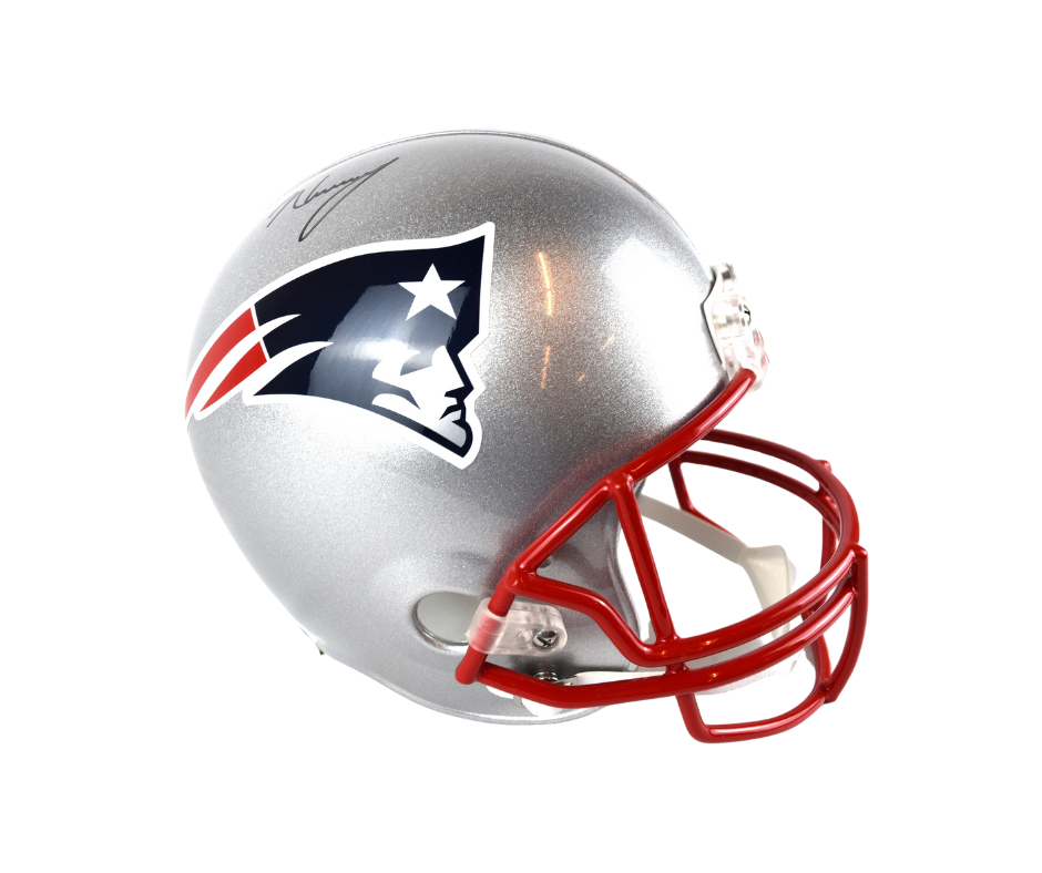 N'Keal Harry New England Patriots Signed Full Size Replica Helmet