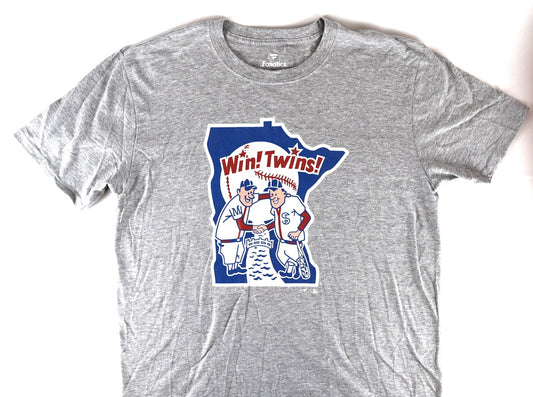 Minnesota Twins Fanatics Gray Short Sleeve T-Shirt*