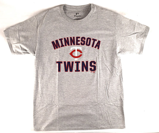 Minnesota Twins Men’s Fanatics Light Gray Cooperstown T-Shirt*