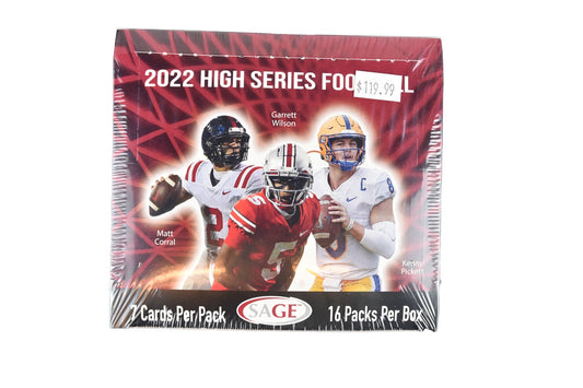 2022 Sage High Series Football Hobby Box*