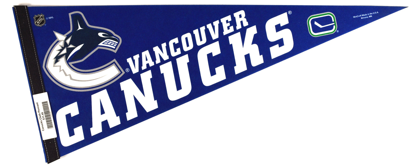 Vancouver Canucks Cloth Pennant