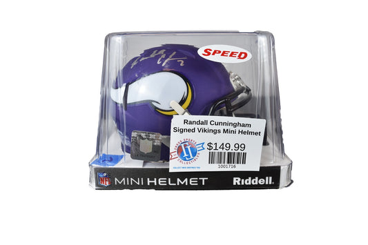 Randall Cunningham Autographed Minnesota Vikings Mini Helmet*