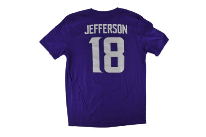 Minnesota Vikings Justin Jefferson Purple Player Tee*