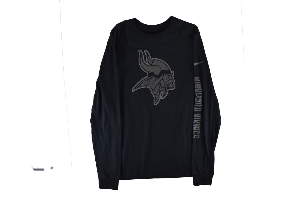 Minnesota Vikings Nike Reflective Black Long Sleeve Shirt*