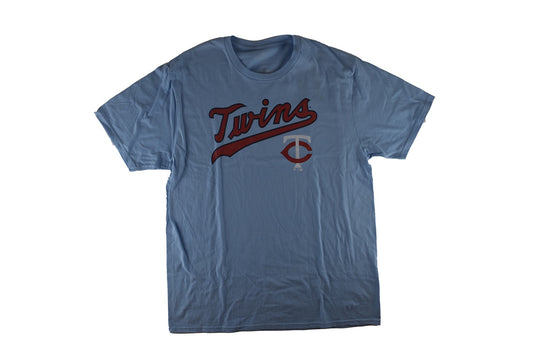 Minnesota Twins Fanatics Throwback Powder Blue T-Shirt*