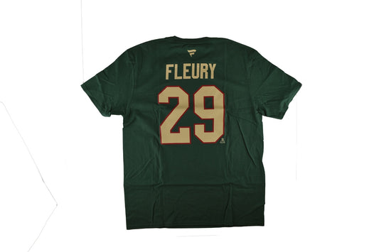Marc-Andre Fleury Minnesota Wild Fanatics Green Player T-Shirt*