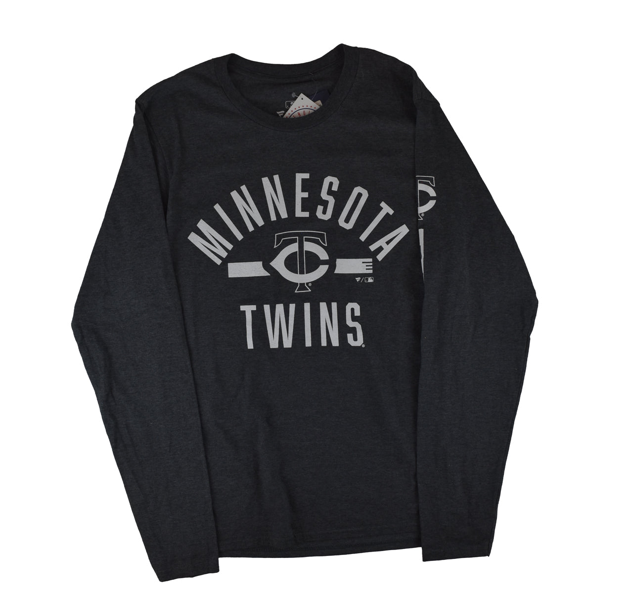 Minnesota Twins Men’s ‘47 Brand Gray Shift Long Sleeve Shirt*