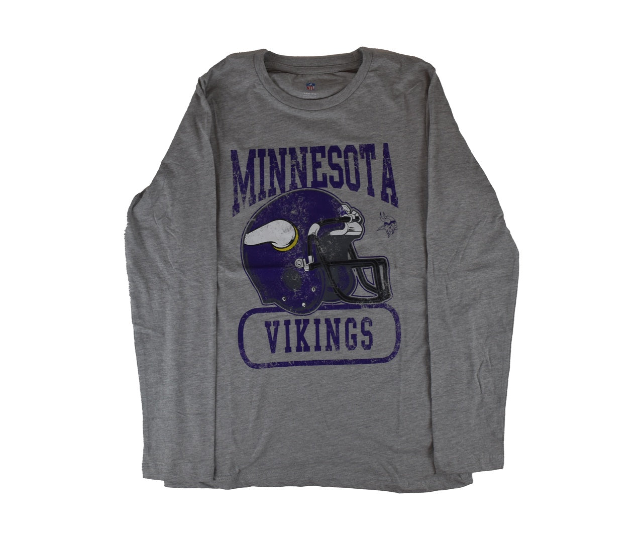 Minnesota Vikings Youth Grey Long Sleeve Shirt*