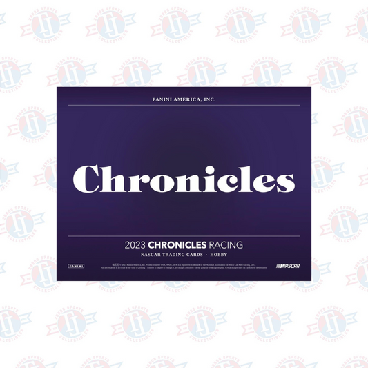 2023 Panini Chronicles Racing Hobby 16-Box Case (Presale)