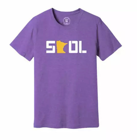 Minnesota Vikings "SKOL" SotaStick Purple T-Shirt*