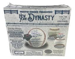 2022 Tristar Hidden Treasures New York Dynasty Autographed Baseball*